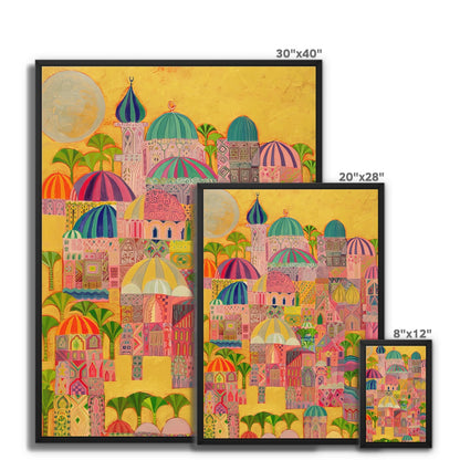 The Golden City, 1993-94 Framed Canvas Fine art - Gifting Spree