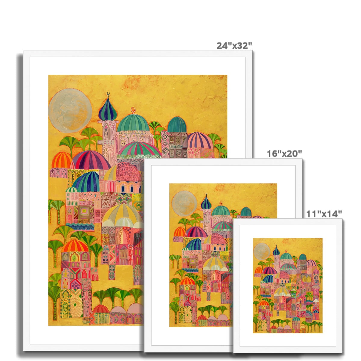 The Golden City, 1993-94 Framed & Mounted Print Fine art - Gifting Spree