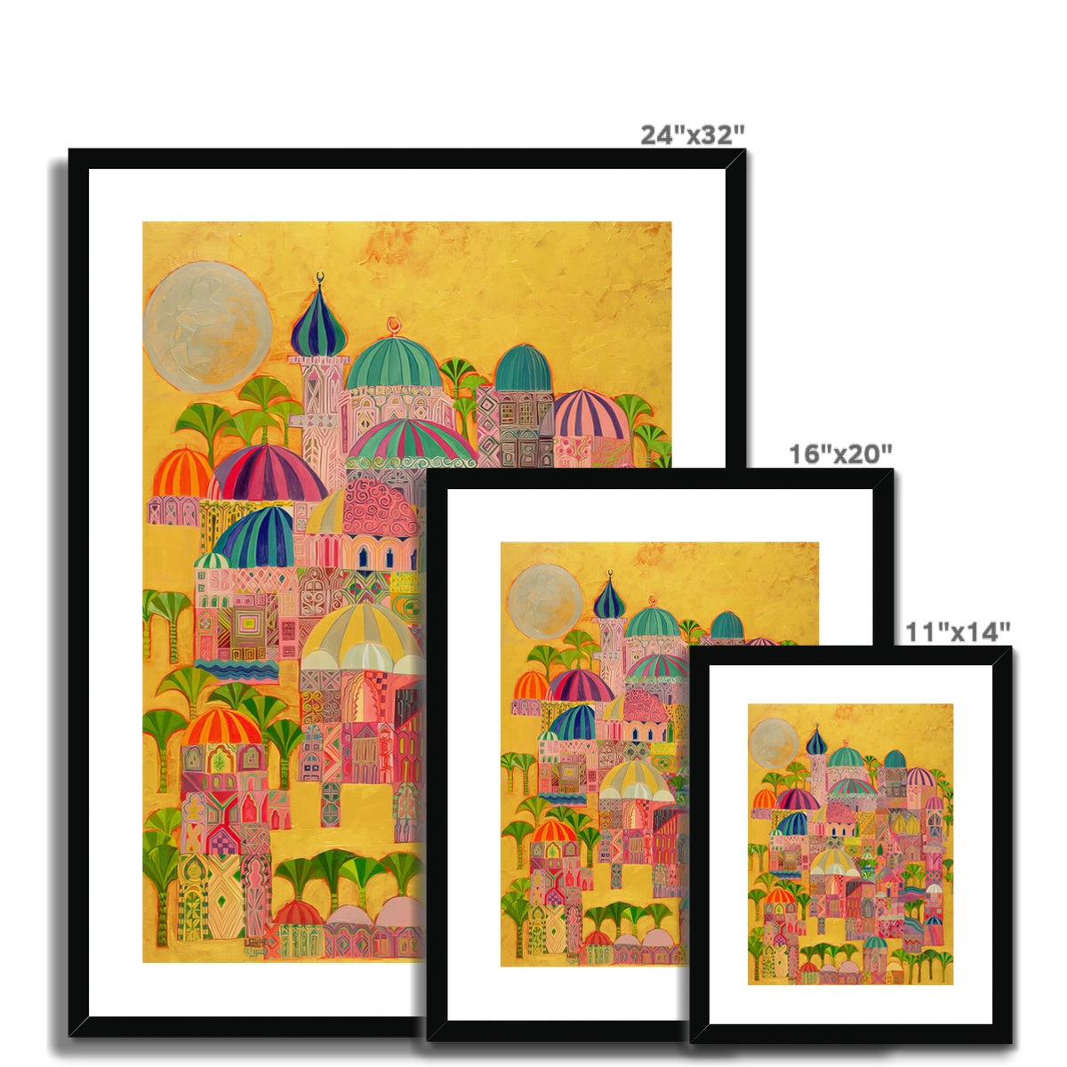 The Golden City, 1993-94 Framed & Mounted Print Fine art - Gifting Spree