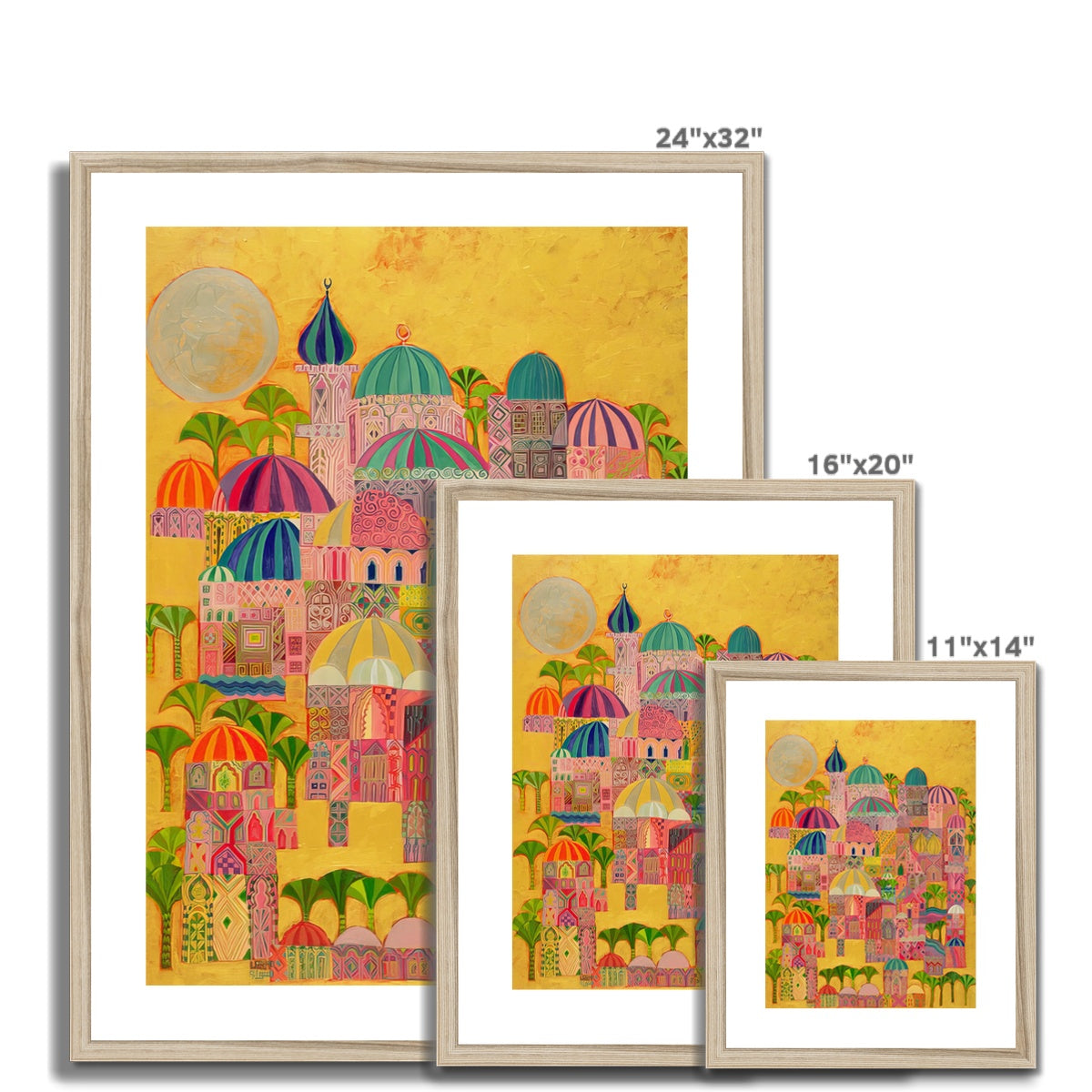 The Golden City, 1993-94 Framed & Mounted Print Fine art - Gifting Spree