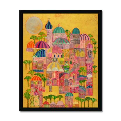 The Golden City, 1993-94 Framed Print Fine art kite-916208119 16"x20" / Black Frame - Gifting Spree