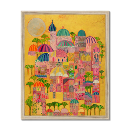 The Golden City, 1993-94 Framed Print Fine art kite-916208121 16"x20" / Natural Frame - Gifting Spree