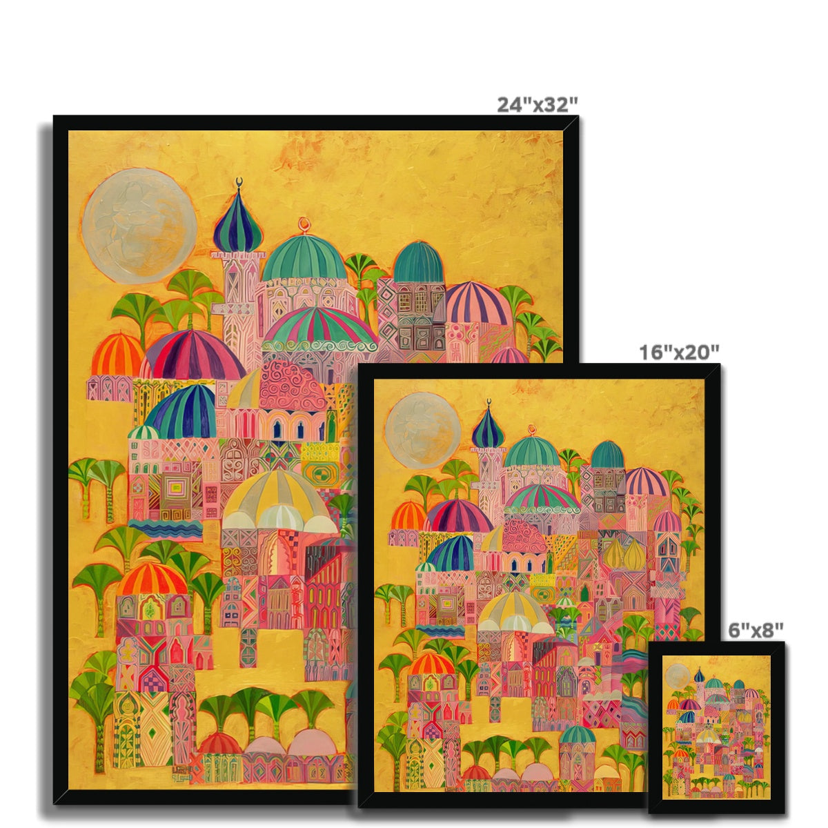 The Golden City, 1993-94 Framed Print Fine art - Gifting Spree