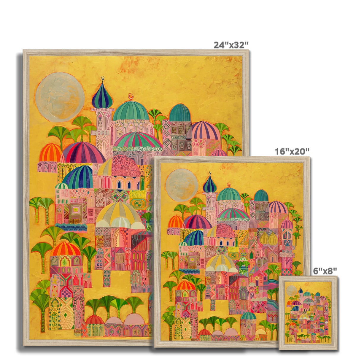 The Golden City, 1993-94 Framed Print Fine art - Gifting Spree