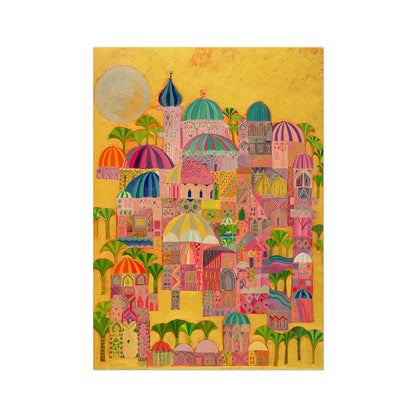 The Golden City, 1993-94 Rolled Canvas Fine art kite-916208518 20"x28" - Gifting Spree