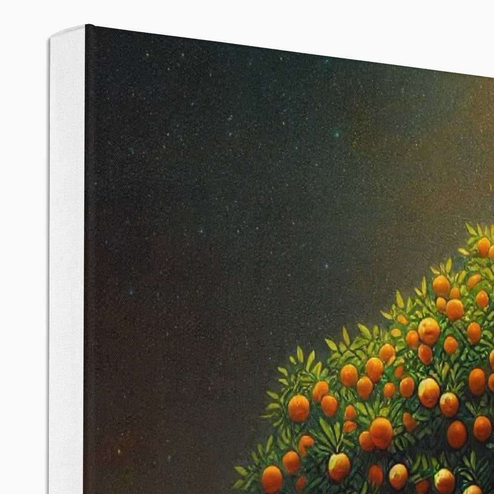 The Orange Tree & The Night Canvas Fine art - Gifting Spree