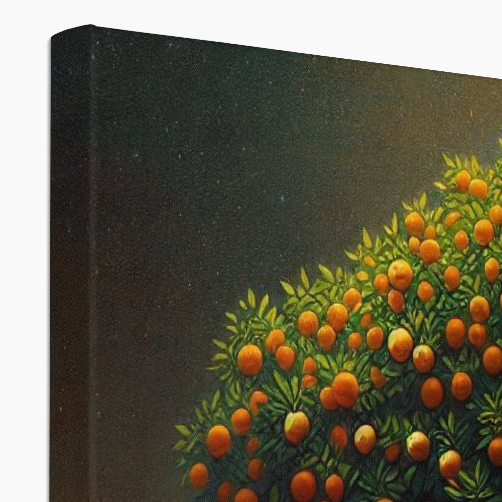 The Orange Tree & The Night Canvas Fine art - Gifting Spree