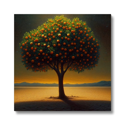 The Orange Tree & The Night Eco Canvas Fine art kite-925182244 16"x16" / Image Wrap - Gifting Spree