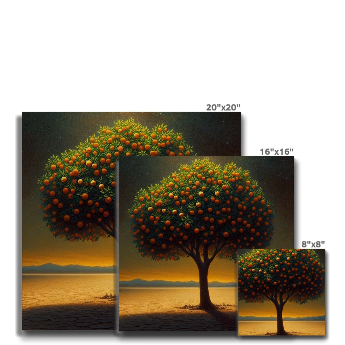 The Orange Tree & The Night Eco Canvas Fine art - Gifting Spree