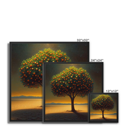 The Orange Tree & The Night Framed Canvas Fine art - Gifting Spree