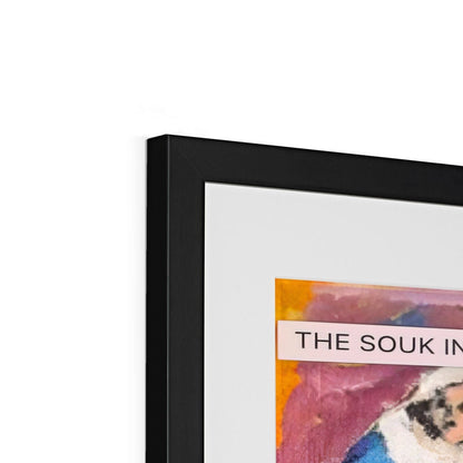 'The Souk in Gaza' Framed & Mounted Print Fine art - Gifting Spree