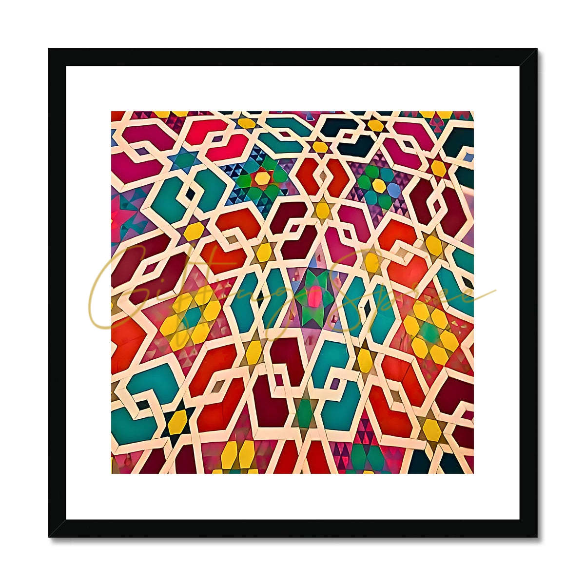 'Unchain My Heart' Framed & Mounted Print Fine art kite-896782338 20"x20" / Black Frame - Gifting Spree